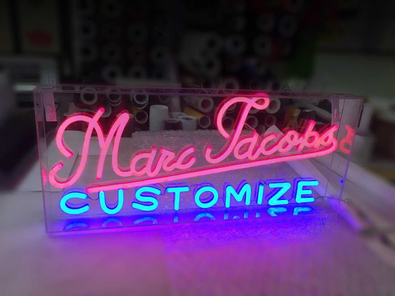 neon sign for business