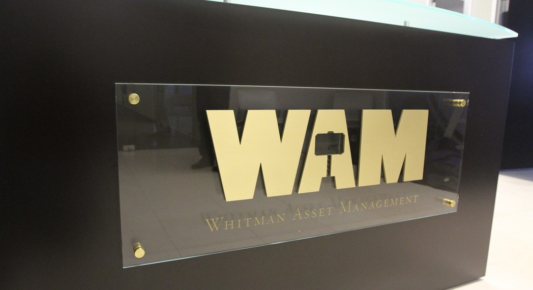 Frosted glass office signs