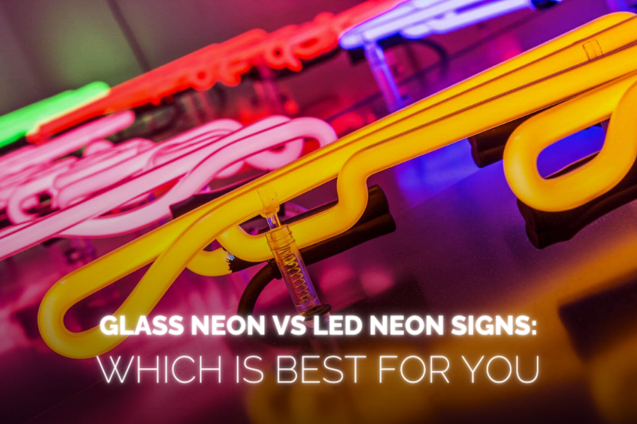 Glass Neon vs LED Neon Signs