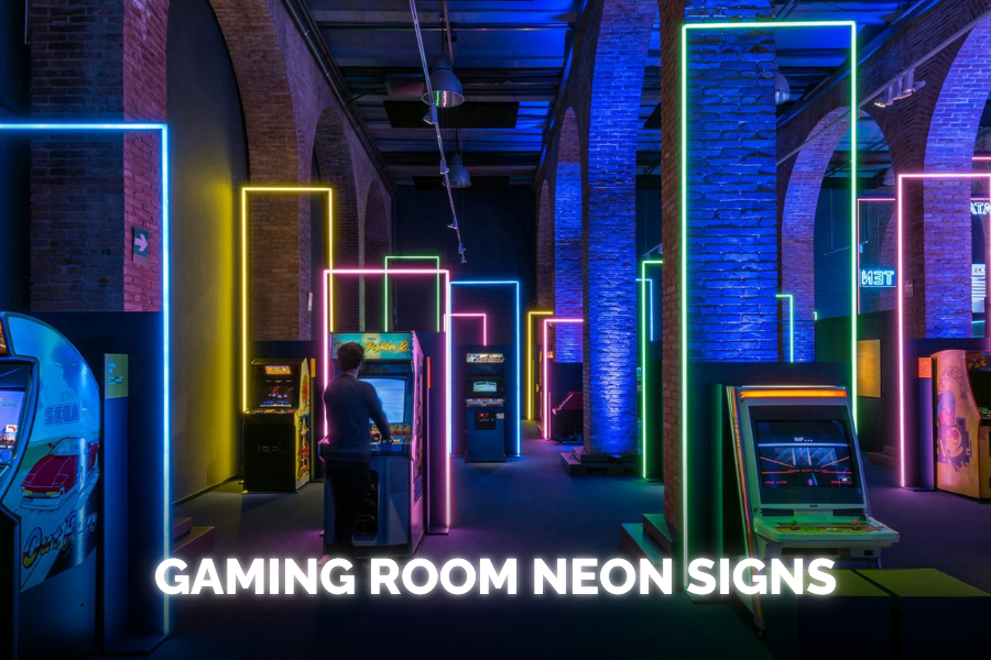 neon signs for gaming room