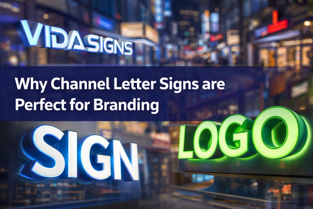 Channel. Sign Example Why Channel Letter Signs Are Ideal for Branding | Vida Signs