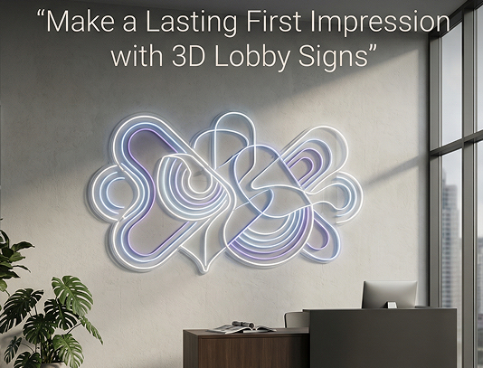 Make a Lasting First Impression with 3D Lobby Signs